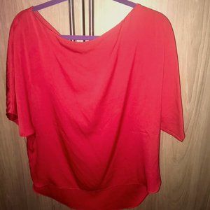 Red Milly short sleeve blouse NWT